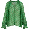 Blouse In Zig Zag Print