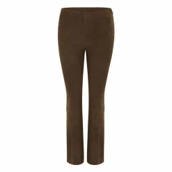 Cc Heart Cropped Suede Leggings