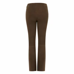 Cc Heart Cropped Suede Leggings