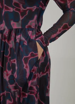 Cc Heart Eve Mesh Dress Print