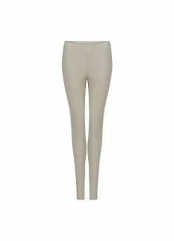 Cc Heart Leather Leggings