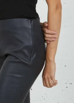 Cc Heart Leather Leggings