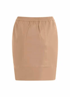Cc Heart Leather Skirt
