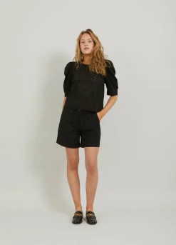 Cc Heart Lena Shorts W. Broderie Anglaise