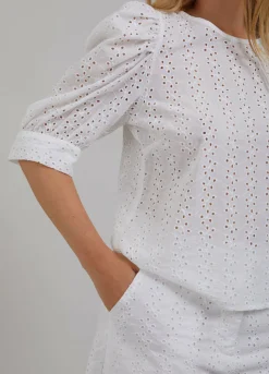 Cc Heart Lena Shorts W. Broderie Anglaise