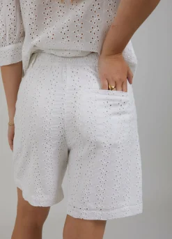 Cc Heart Lena Shorts W. Broderie Anglaise