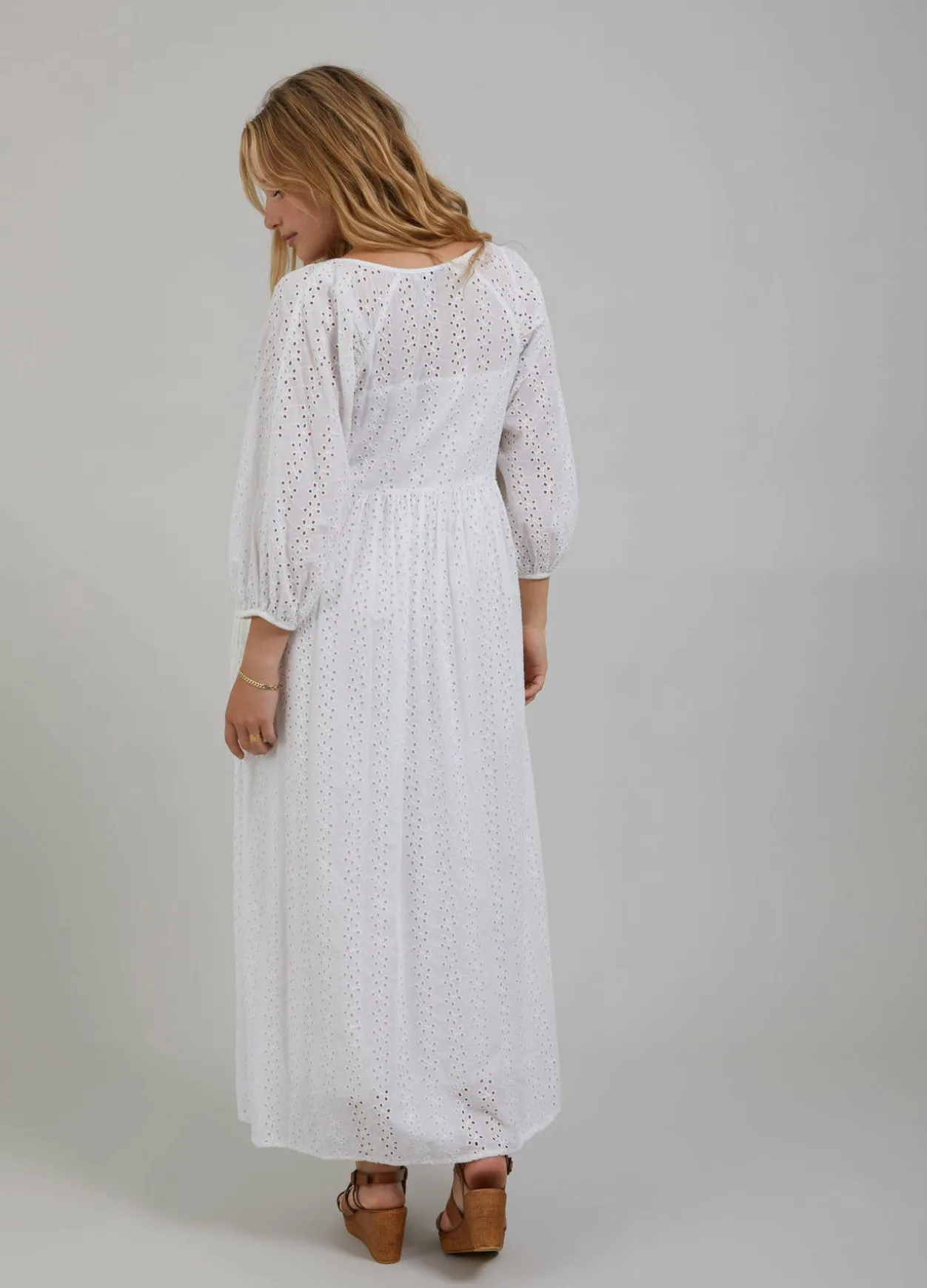 Cc Heart Nora Dress W. Broderie Anglaise