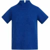 Cc Heart Short Sleeve Alpaca Top