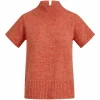 Cc Heart Short Sleeve Alpaca Top