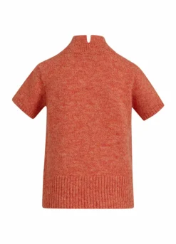 Cc Heart Short Sleeve Alpaca Top