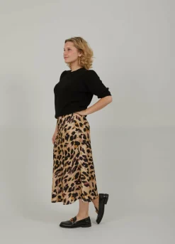 Cc Heart Skyler Mid Length Printed Skirt