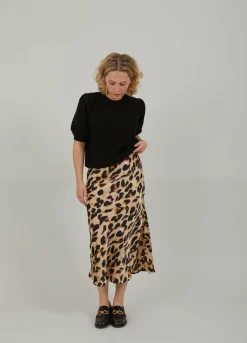 Cc Heart Skyler Mid Length Printed Skirt