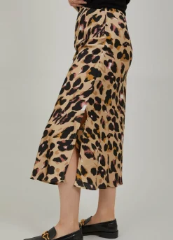 Cc Heart Skyler Mid Length Printed Skirt
