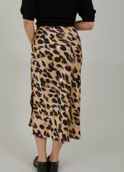 Cc Heart Skyler Mid Length Printed Skirt