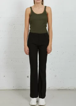 Cc Heart Wide Leg Suit Pants