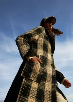 Check Mix Coat