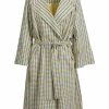 Coat W. Checkered Pattern