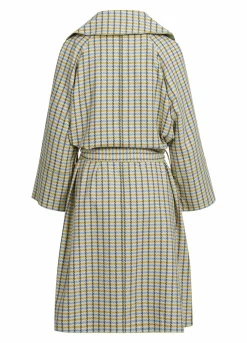 Coat W. Checkered Pattern