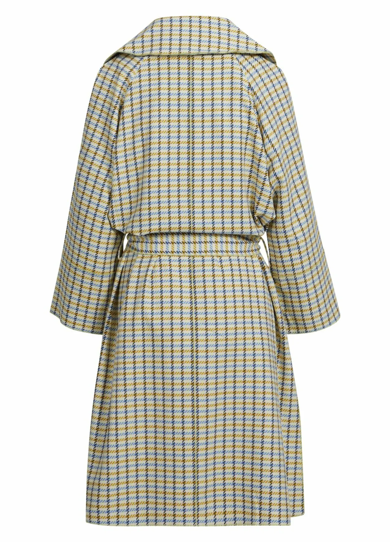 Coat W. Checkered Pattern