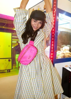 Coat W. Checkered Pattern