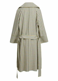 Coat W. Checkered Pattern