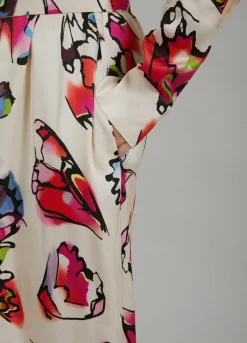 Dress W. Butterfly Print