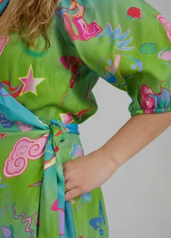 Dress W. Game On Print