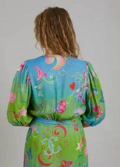 Dress W. Game On Print