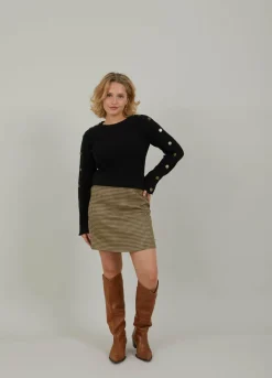 Knit With Buttons
