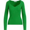 Knit With Heart Shape Neck