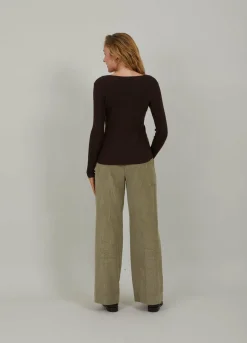 Knit With Heart Shape Neck