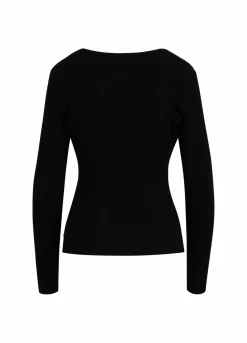 Knit With Heart Shape Neck