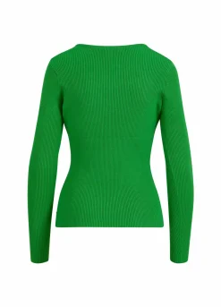 Knit With Heart Shape Neck