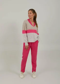 Knit With Stripe