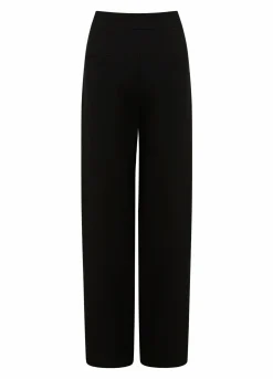 Leather Leggings W. Flared Legs
