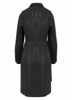 Leather Shirt Dress