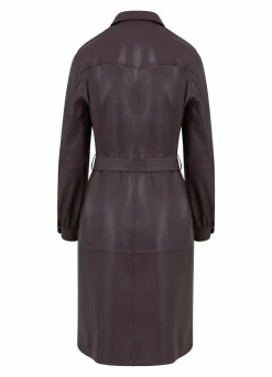 Leather Shirt Dress