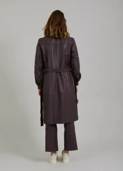 Leather Shirt Dress