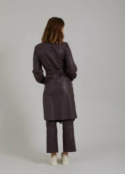 Leather Shirt Dress