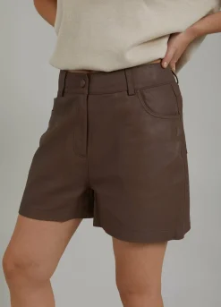 Leather Shorts