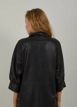 Long Leather Dress