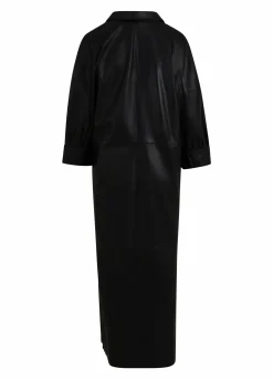 Long Leather Dress
