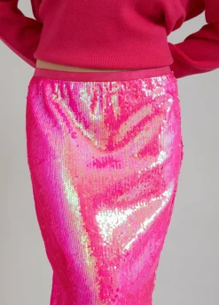 Long Sequin Skirt