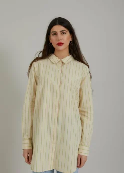 Long Shirt W. Thin Stripes