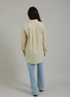 Long Shirt W. Thin Stripes