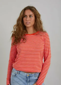Long Sleeve T-Shirt W. Stripes