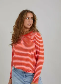 Long Sleeve T-Shirt W. Stripes