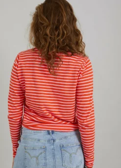 Long Sleeve T-Shirt W. Stripes