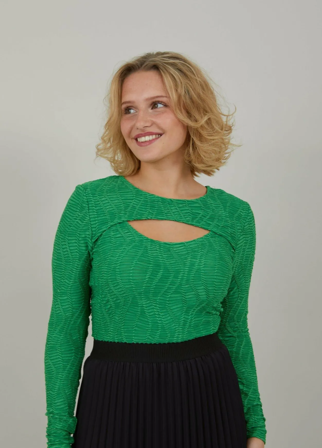 Long Sleeve T-Shirt With Structure