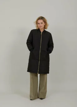 Nylon Coat With Anorak Pocket